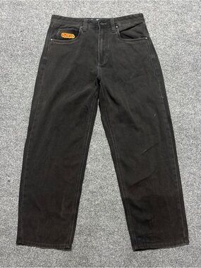 Empyre Jeans Mens Size 30 Black Baggy Relaxed Denim Y2K Skater Grunge